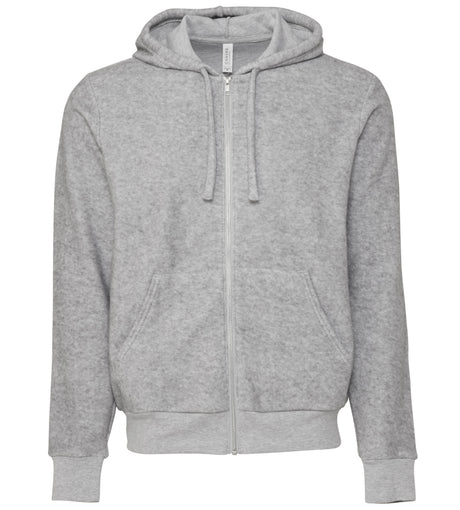 Bella Canvas Unisex Sueded Fleece Full-Zip Hoodie