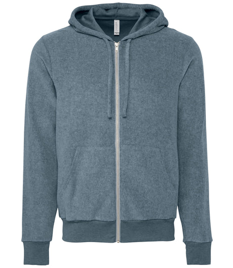 Bella Canvas Unisex Sueded Fleece Full-Zip Hoodie