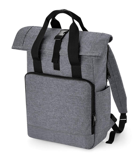 Bagbase Recycled Twin Handle Roll-Top Laptop Backpack