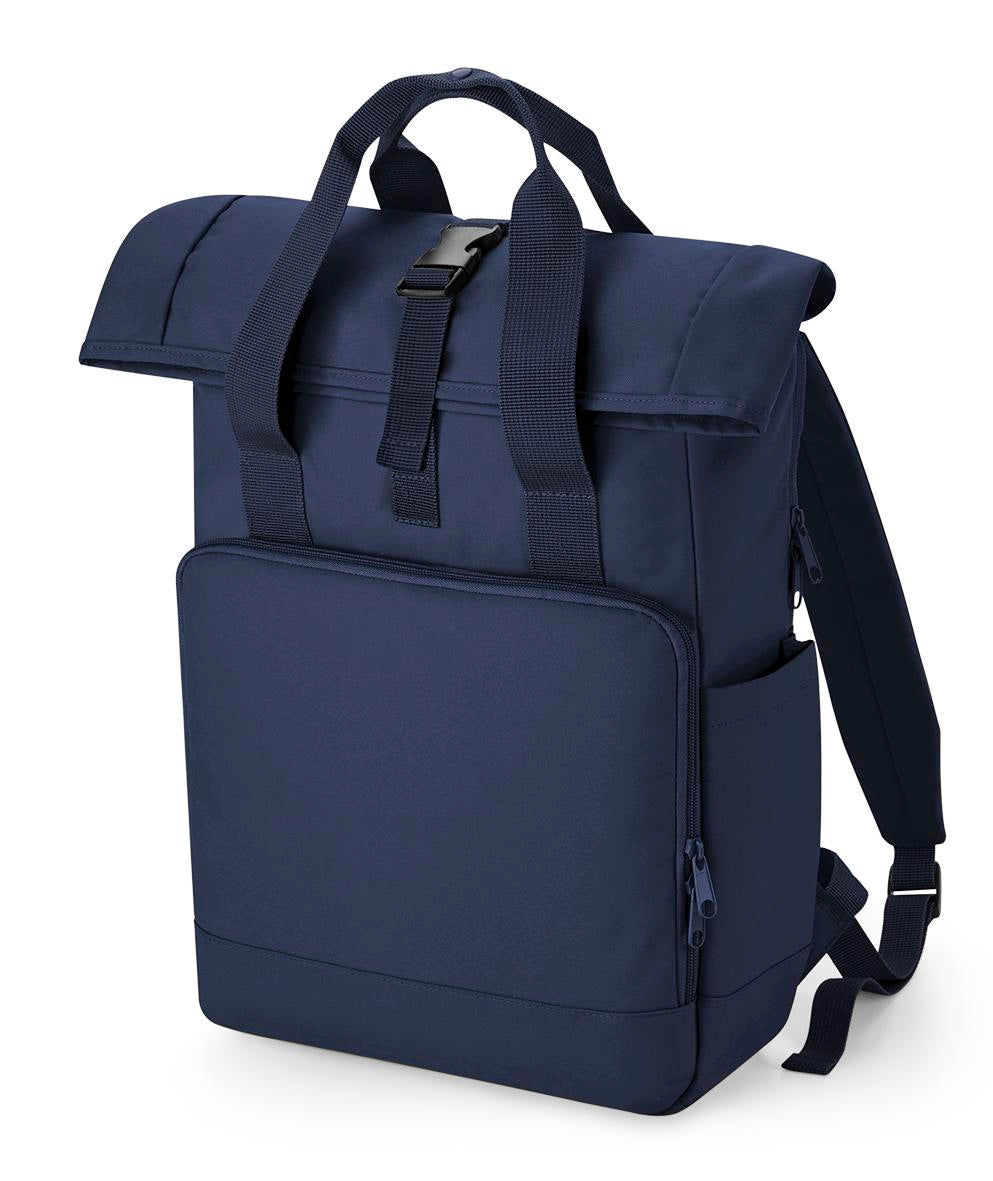 Bagbase Recycled Twin Handle Roll-Top Laptop Backpack