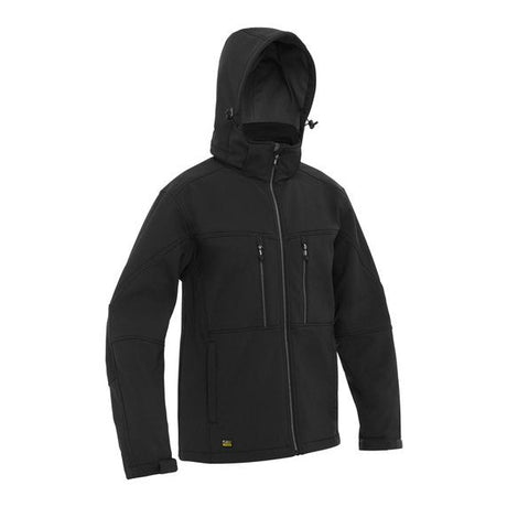 Bisley Jacket Flx & Move™ Ripstop Softshell Jacket 320gsm #colour_black