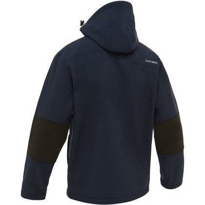 Bisley Jacket Flx & Move™ Ripstop Softshell Jacket 320gsm #colour_navy