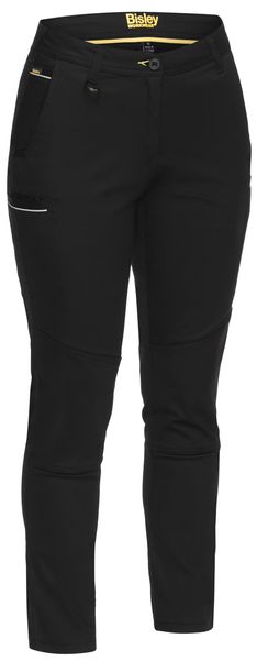 Bisley Womens Trouser Mid Rise Stretch 280gsm #colour_black