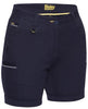 Bisley Women's Stretch Cotton Drill Short 280gsm #colour_navy