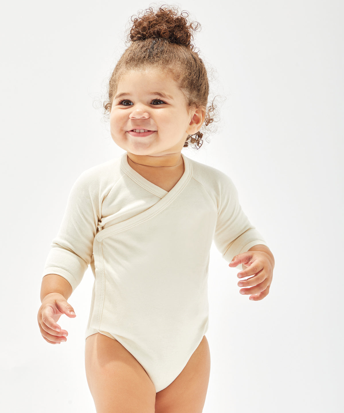 Babybugz Baby Long Sleeve Kimono Bodysuit