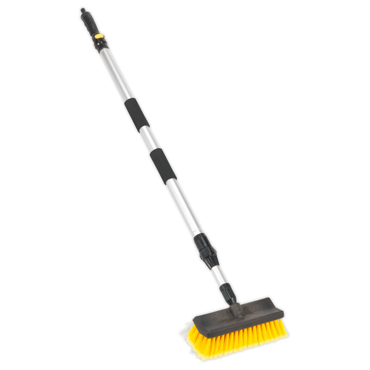 Sealey Large Angled Flo-Thru Brush with 1.7m Telescopic Handle