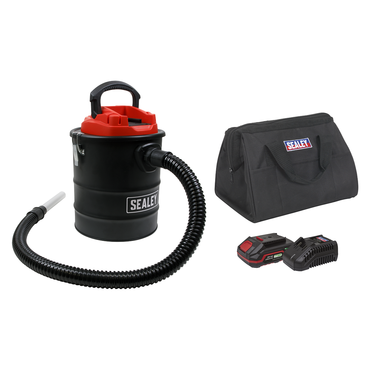 Sealey Handheld Ash Vacuum Cleaner 15L Kit 20V 2Ah SV20 Series