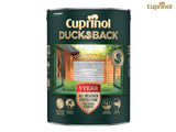 Cuprinol Ducksback 5 Year Waterproof for Sheds & Fences Herring Grey 5 litre