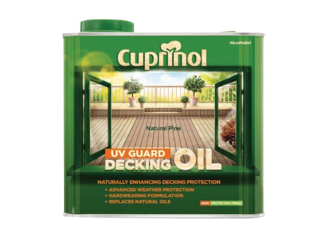 Cuprinol UV Guard Decking Oil Natural Pine 2.5 litre