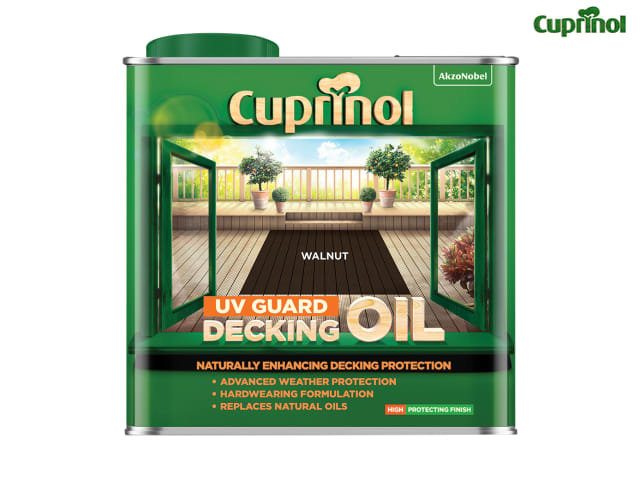 Cuprinol UV Guard Decking Oil Walnut 2.5 litre