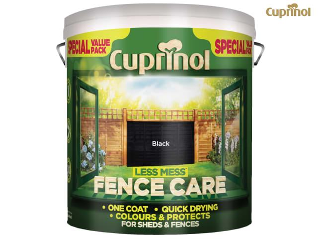 Cuprinol Less Mess Fence Care Black 6 litre