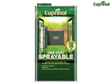 Cuprinol One Coat Sprayable Fence Treatment Forest Green 5 litre