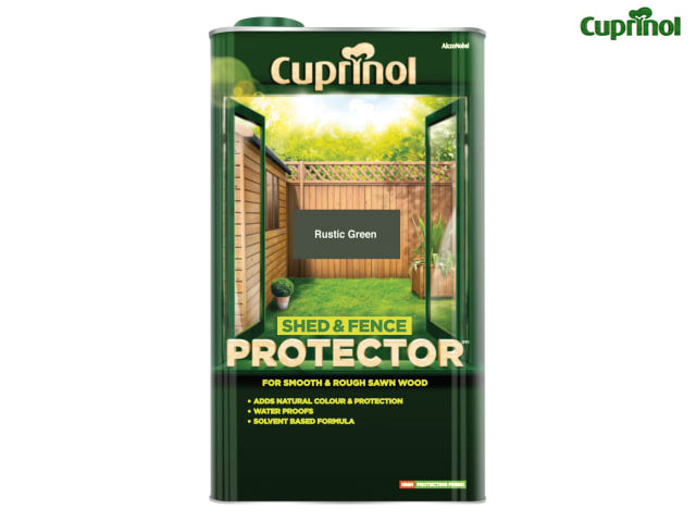 Cuprinol Shed & Fence Protector Rustic Green 5 litre