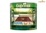 Cuprinol Anti-Slip Decking Stain Cedar Fall 2.5 litre