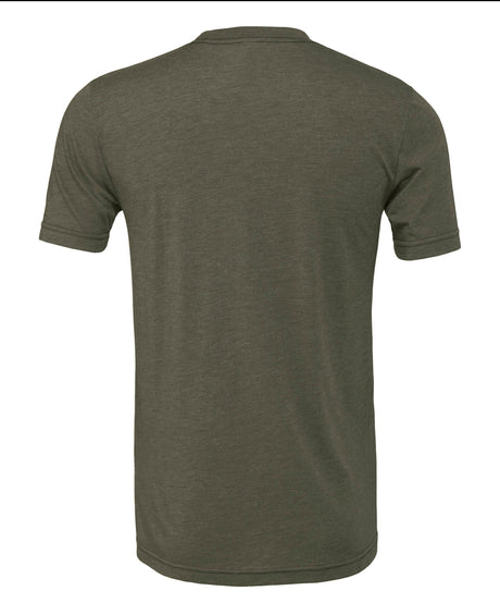 Bella Canvas Unisex Triblend Crew Neck T-Shirt - Military Green Triblend