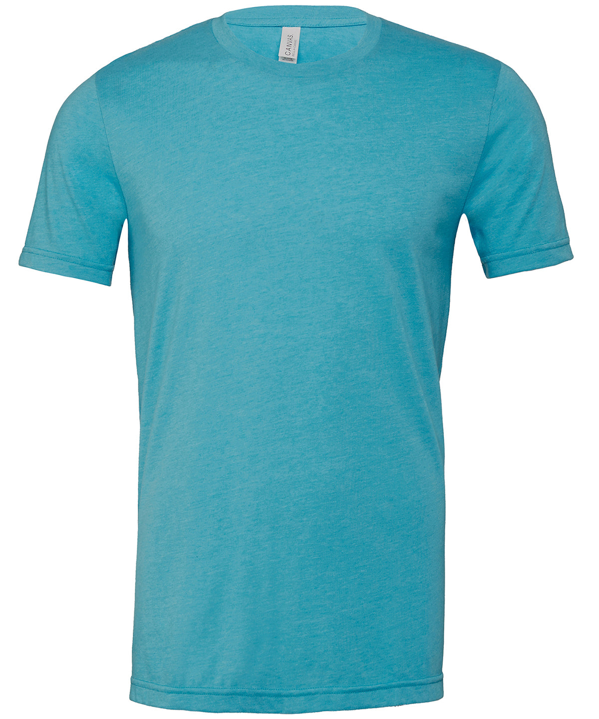 Bella Canvas Unisex Heather Cvc Short Sleeve T-Shirt - Heather Aqua