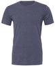 Bella Canvas Unisex Heather Cvc Short Sleeve T-Shirt - Heather Navy