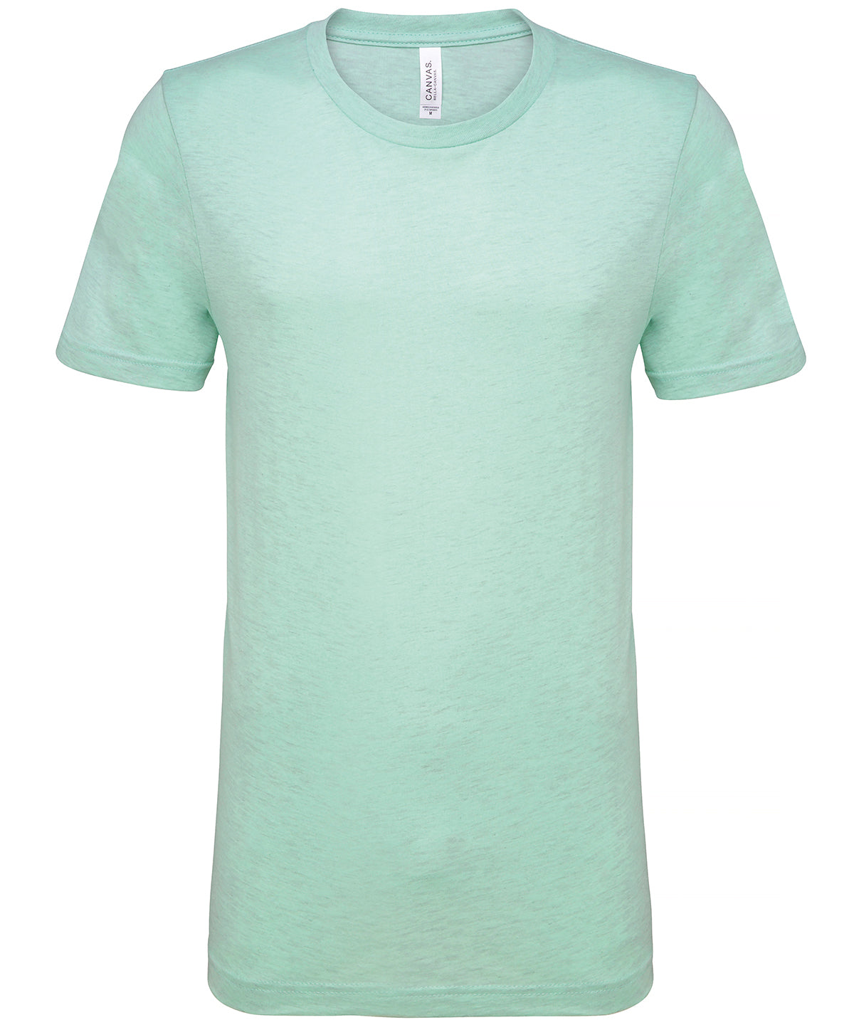 Bella Canvas Unisex Heather Cvc Short Sleeve T-Shirt - Heather Prism Mint