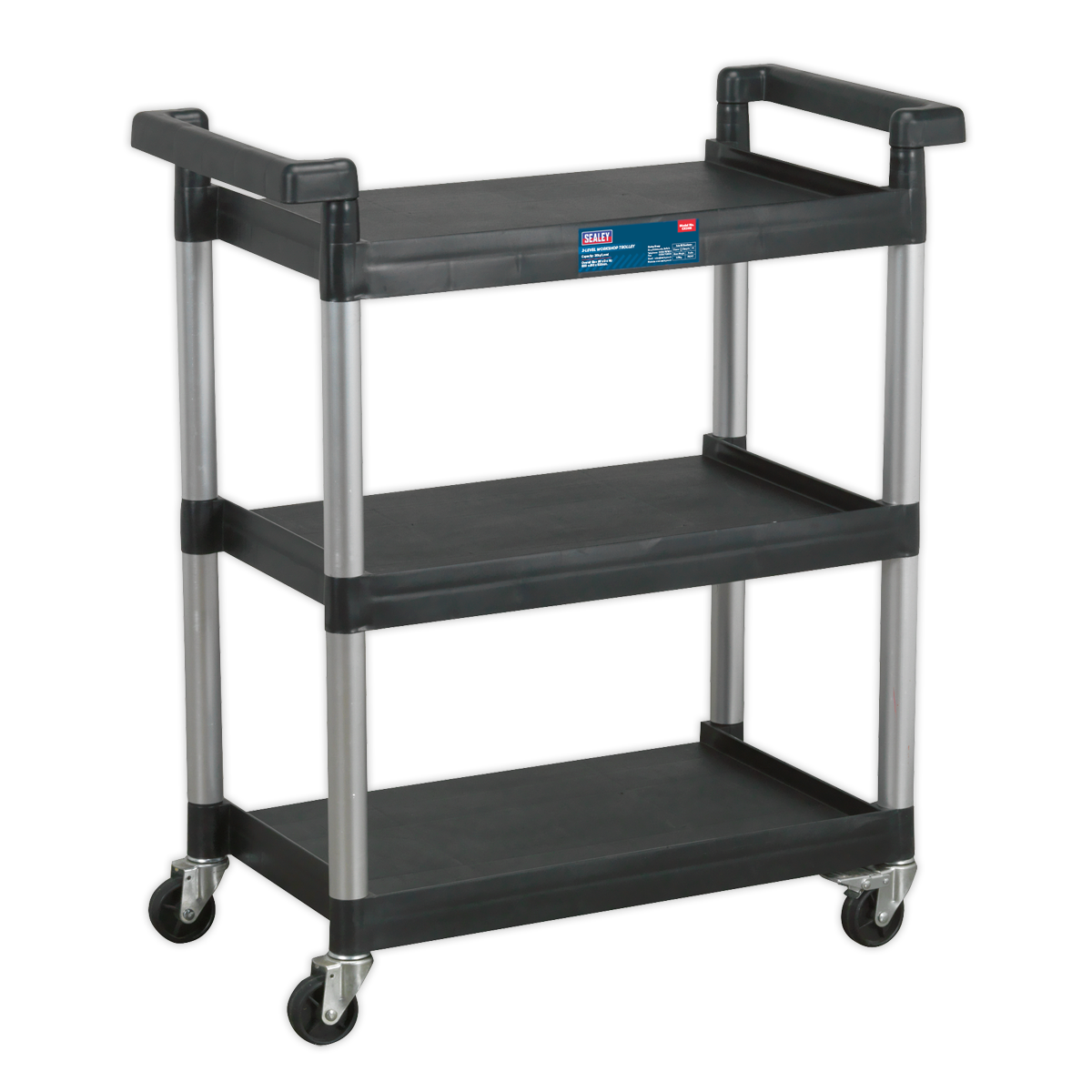 Sealey Workshop Trolley 3-Level - 3 Wall