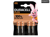 Duracell AA Cell Plus Power +100% Batteries (Pack 4)