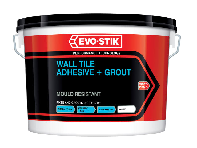 EVO-STIK Mould Resistant Wall Tile Adhesive & Grout 2.5 litre