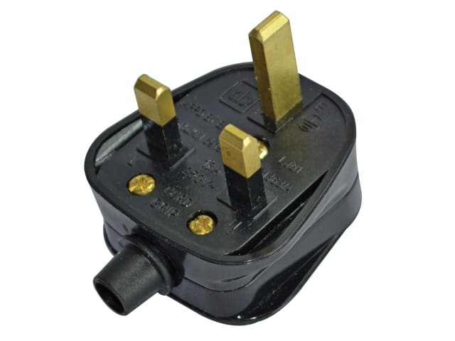 Faithfull Power Plus Black Plug 13A