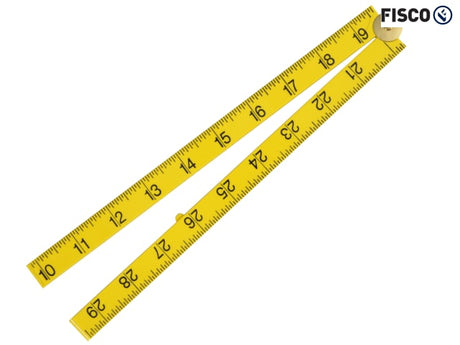 Fisco Yellow ABS Nylon Rule 1m / 39in