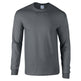 Gildan Ultra Cotton Adult Long Sleeve T-Shirt - Charcoal