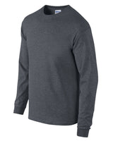 Gildan Ultra Cotton Adult Long Sleeve T-Shirt - Dark Heather