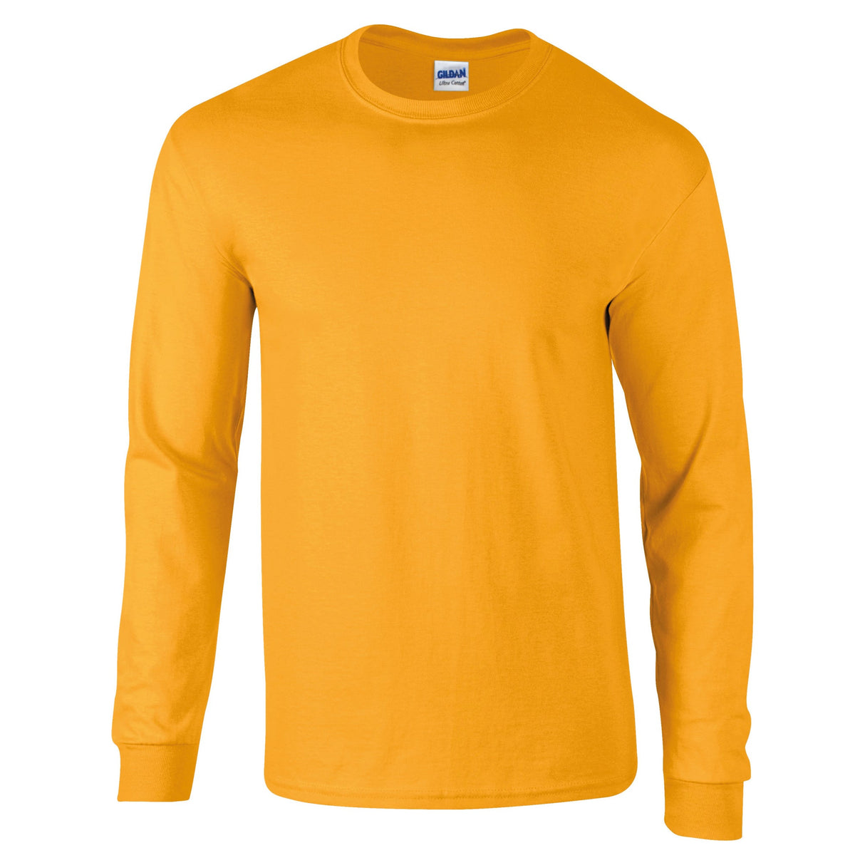 Gildan Ultra Cotton Adult Long Sleeve T-Shirt - Gold