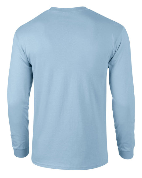 Gildan Ultra Cotton Adult Long Sleeve T-Shirt - Light Blue