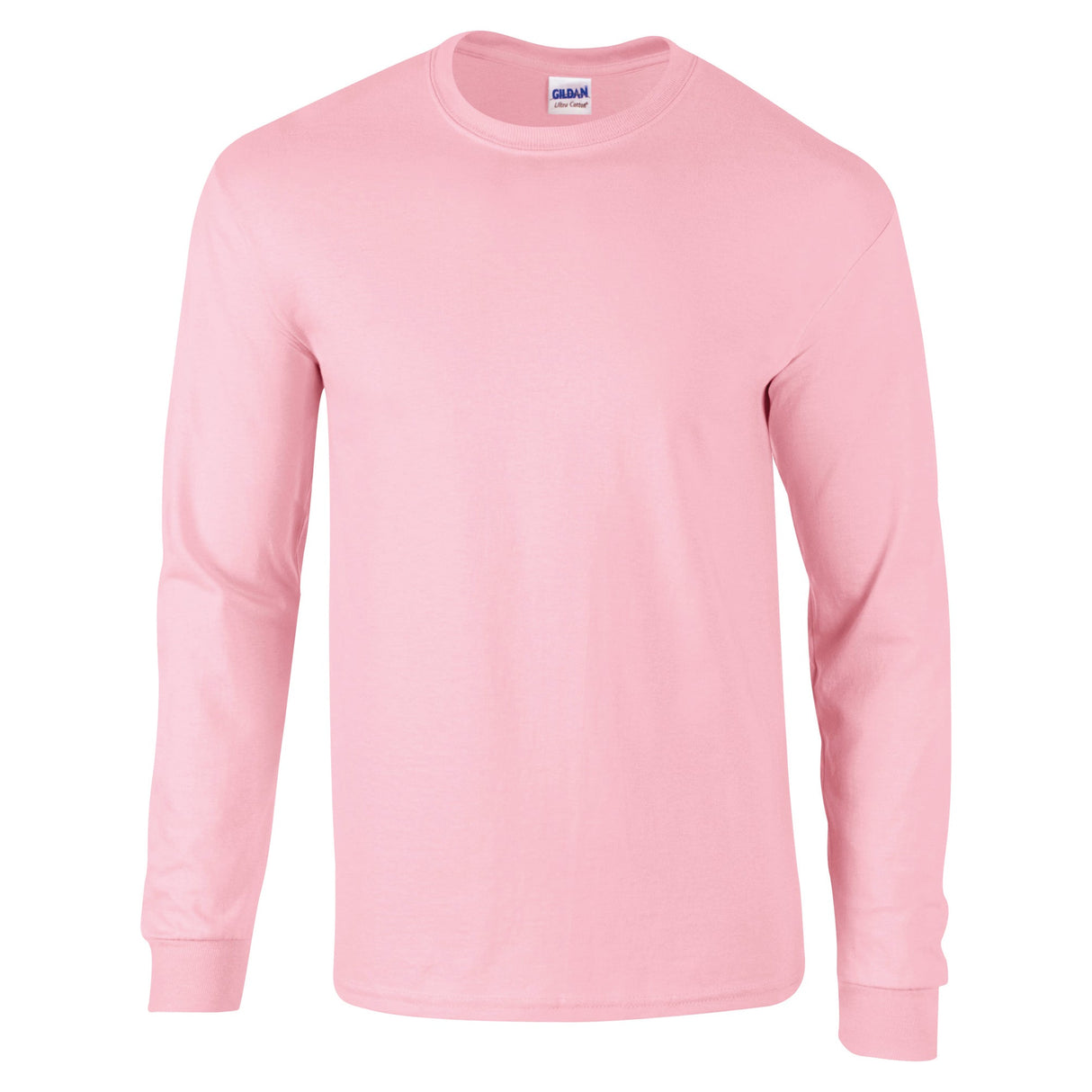 Gildan Ultra Cotton Adult Long Sleeve T-Shirt - Light Pink