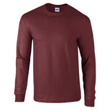 Gildan Ultra Cotton Adult Long Sleeve T-Shirt - Maroon