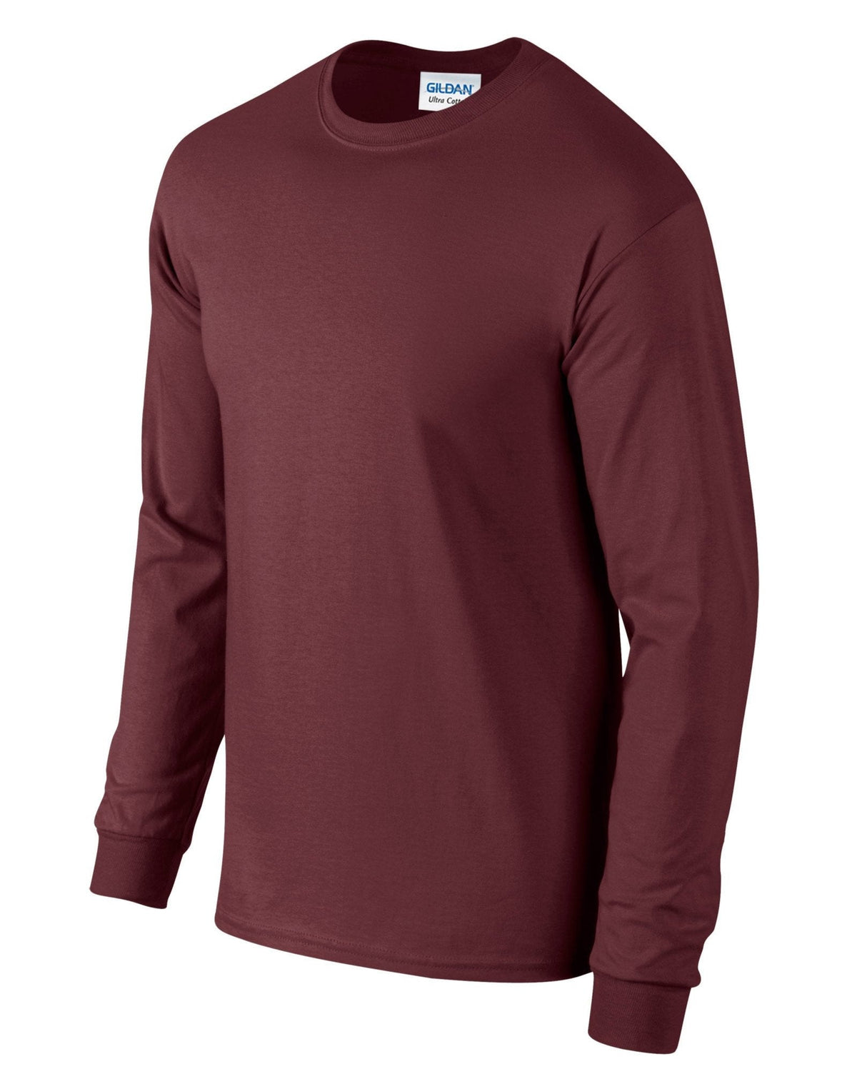 Gildan Ultra Cotton Adult Long Sleeve T-Shirt - Maroon