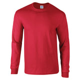 Gildan Ultra Cotton Adult Long Sleeve T-Shirt - Red