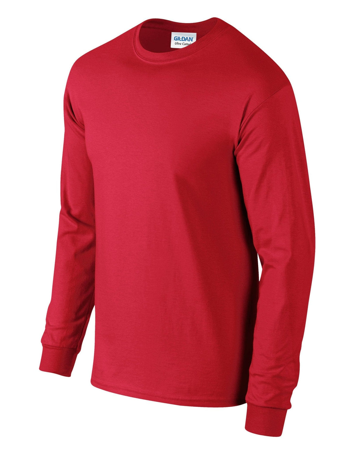 Gildan Ultra Cotton Adult Long Sleeve T-Shirt - Red