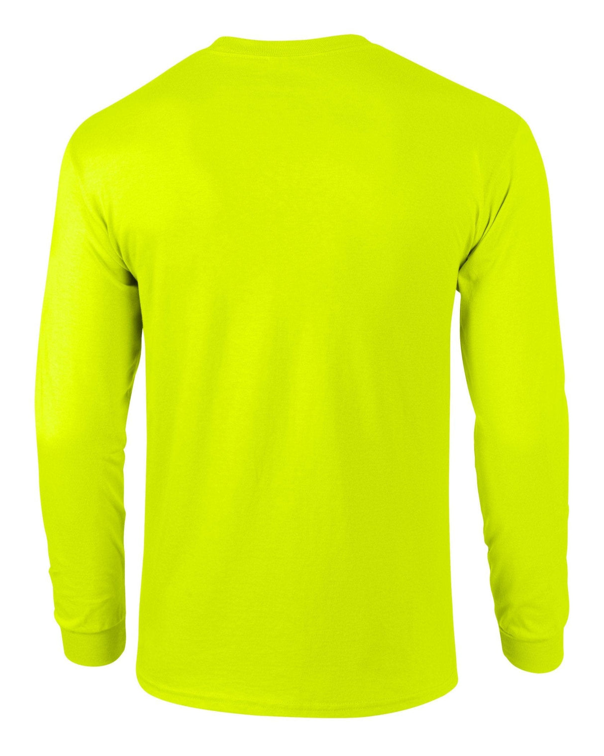 Gildan Ultra Cotton Adult Long Sleeve T-Shirt - Safety Green