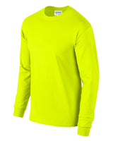 Gildan Ultra Cotton Adult Long Sleeve T-Shirt - Safety Green