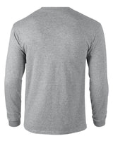 Gildan Ultra Cotton Adult Long Sleeve T-Shirt - Sport Grey