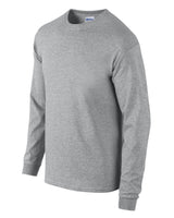 Gildan Ultra Cotton Adult Long Sleeve T-Shirt - Sport Grey