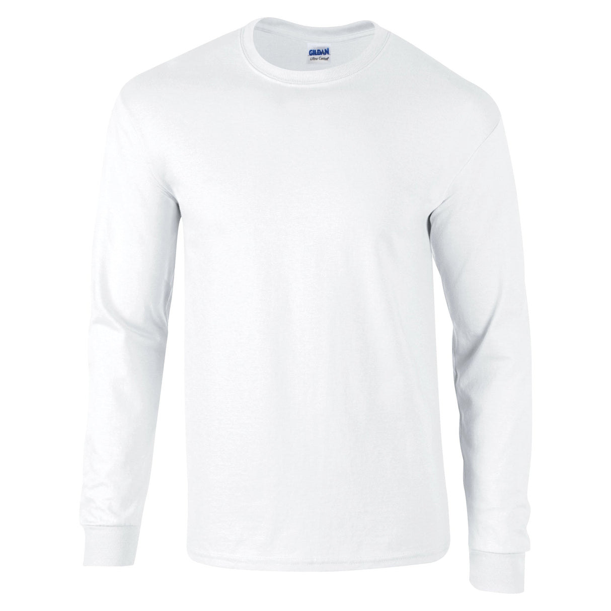 Gildan Ultra Cotton Adult Long Sleeve T-Shirt - White