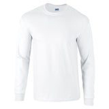 Gildan Ultra Cotton Adult Long Sleeve T-Shirt - White