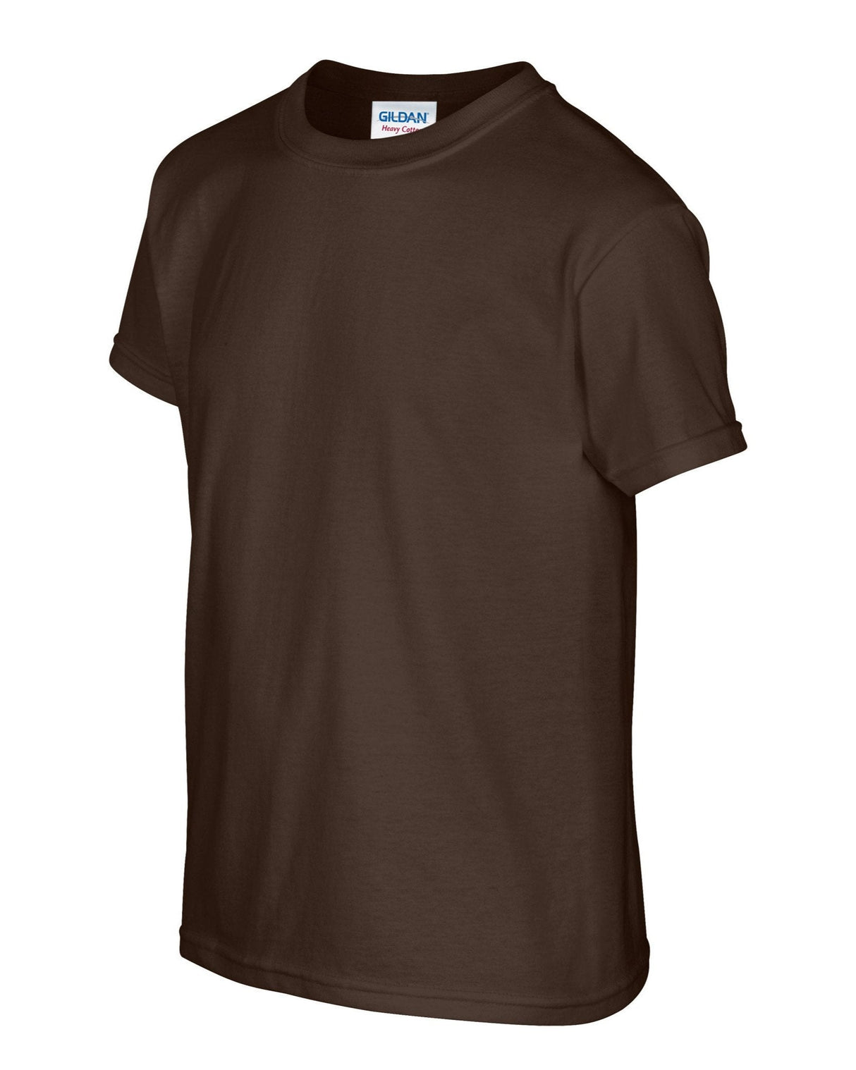 Gildan Heavy Cotton Youth T-Shirt - Dark Chocolate