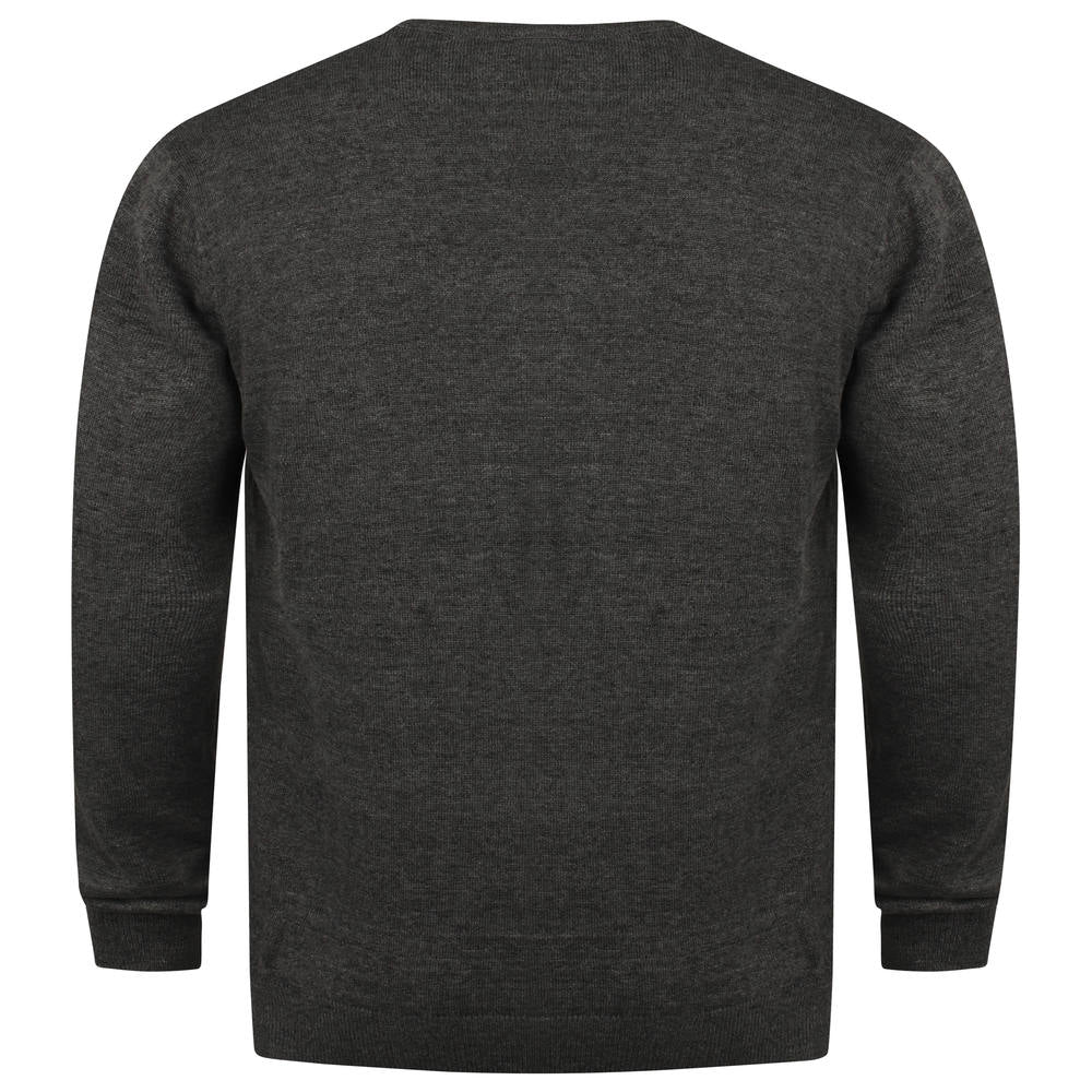 Henbury 12 Gauge V-Neck Jumper