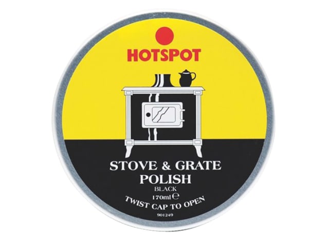 Hotspot Black Stove & Grate Polish Tin 170g