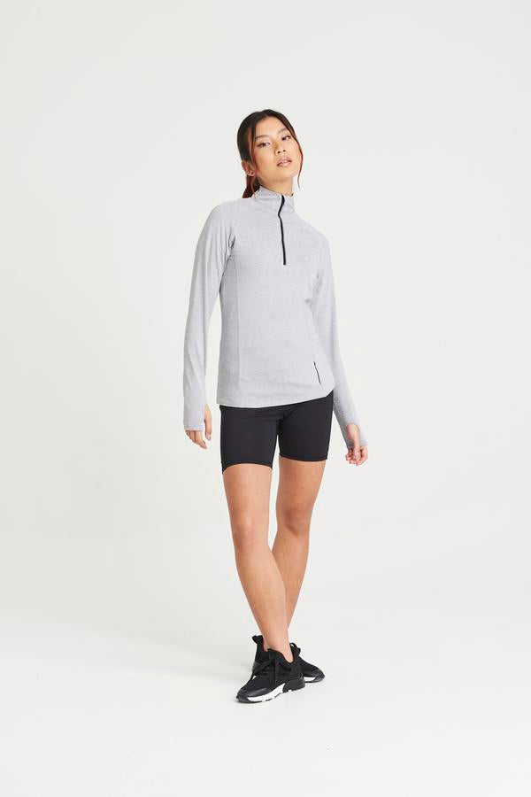 Awdis Just Cool Women's Cool Flex Long Half-Zip Top