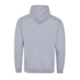 Awdis Just Hoods Varsity Hoodie - Heather Grey/Jet Black