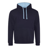 Awdis Just Hoods Varsity Hoodie - New French Navy/Sky Blue*