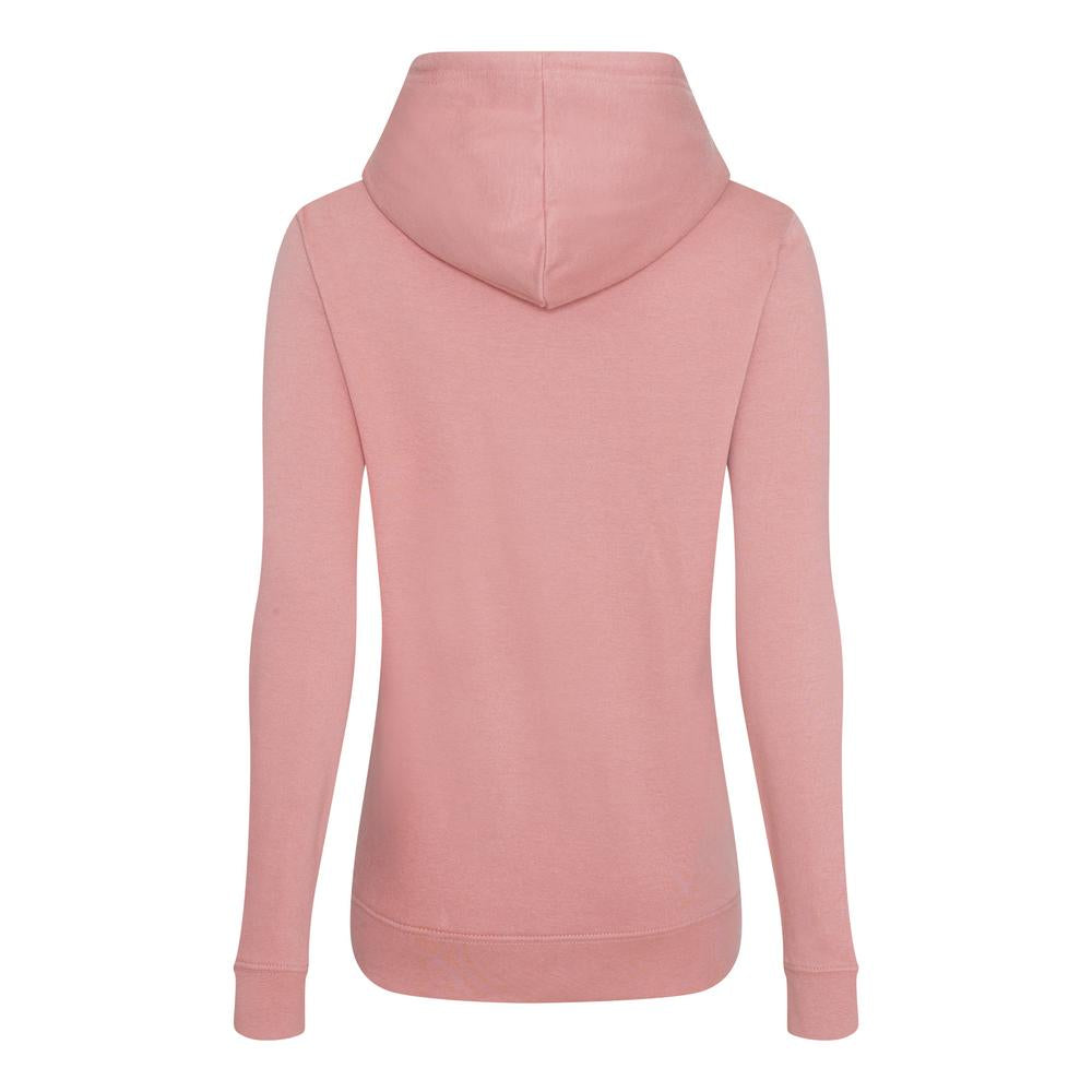 Awdis Just Hoods Women's College Hoodie - Dusty Pink