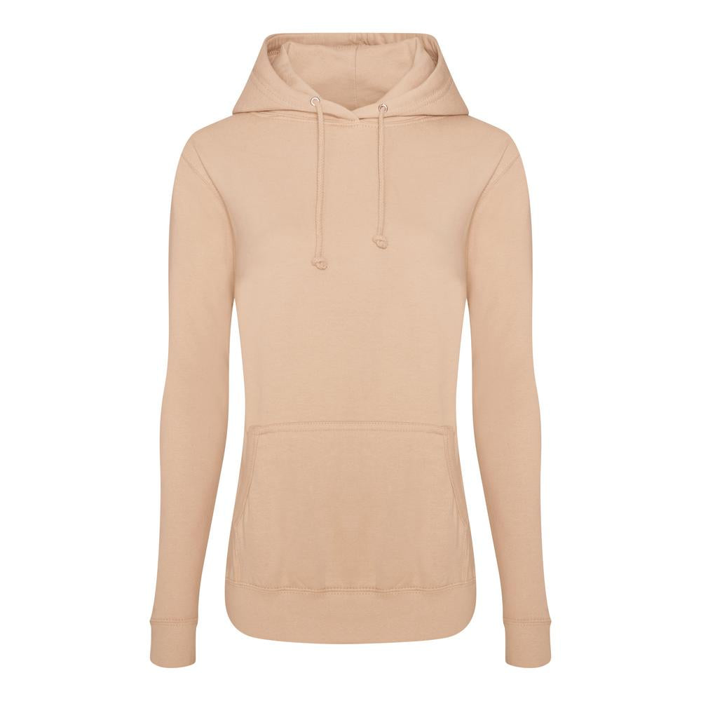 Awdis Just Hoods Women's College Hoodie - Nude